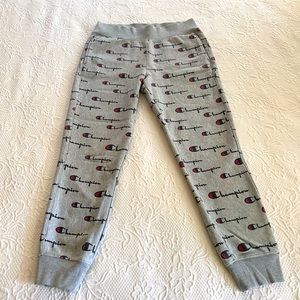 Champion Sweatpants Logo Signature Fabric Reverse-Weave With Pockets Size Large